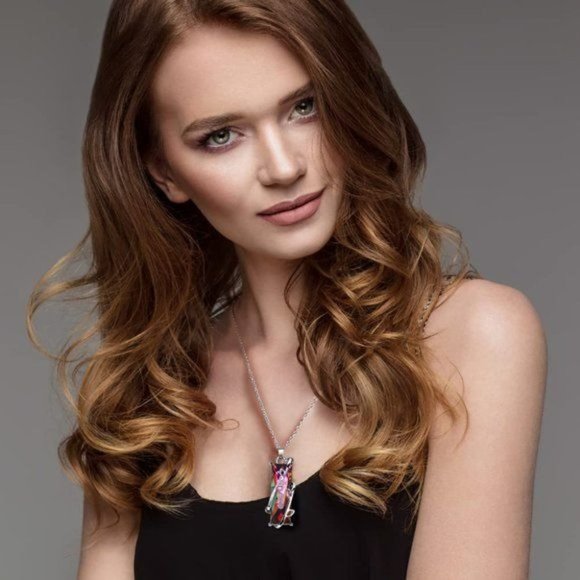 New Vintage Crystal Pendant Necklaces for Women Girls Chakra Healing Car… - Picture 5 of 6